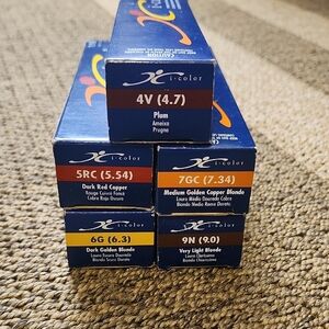 i.color Hair Dye Collection - Plum, Copper, Blonde Shades